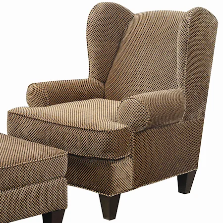 Wing Back Accent Arm Chair